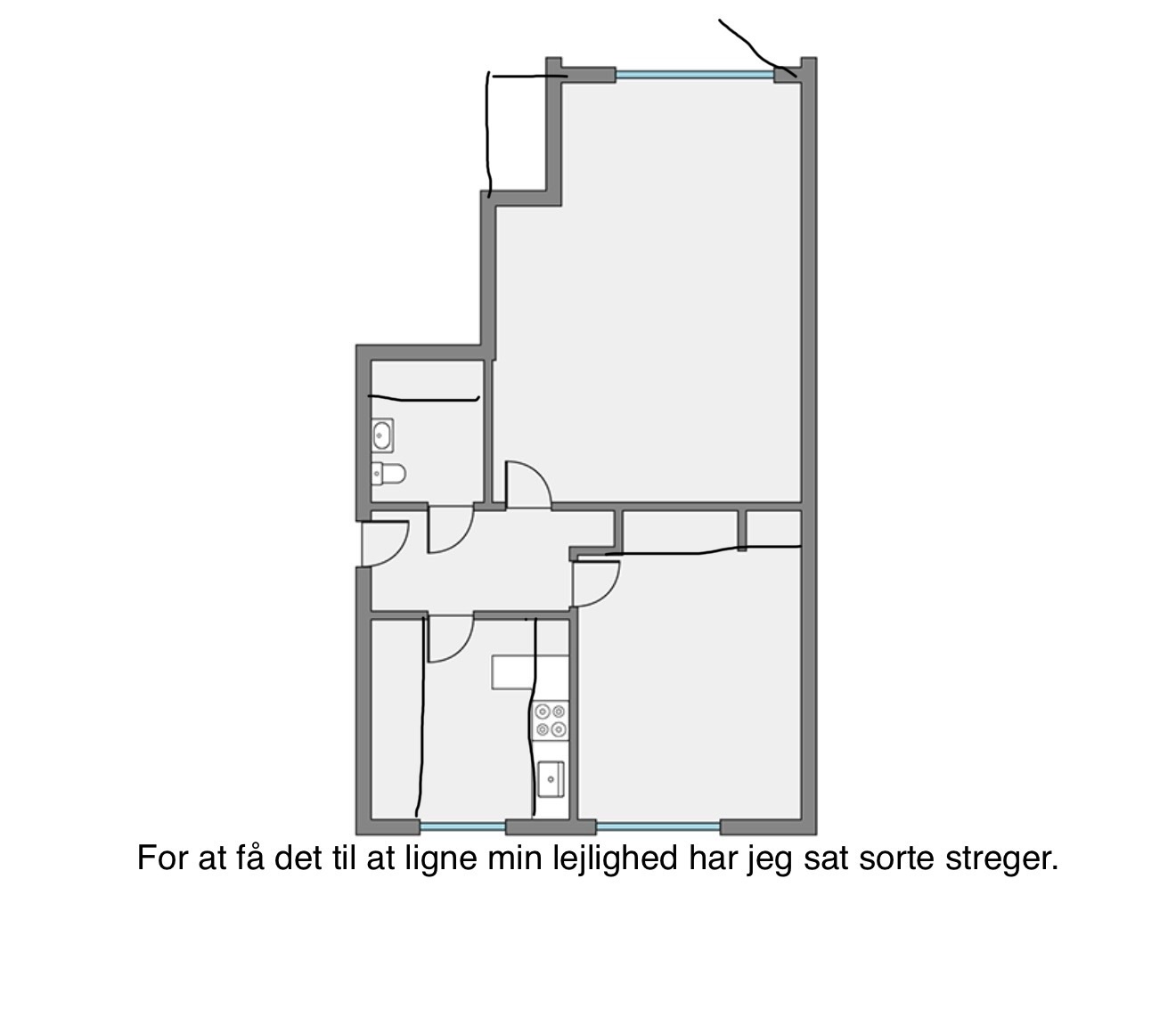 Billed 5 på Stendalsvej 1, 3 th